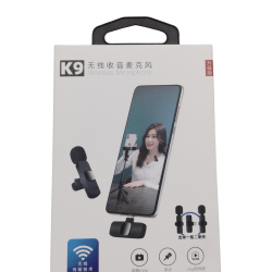 MICROPHONE DOUBLE SANS FILS K9 TYPE C